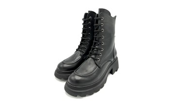 Ботинки черные артикул 0621-7602D-R